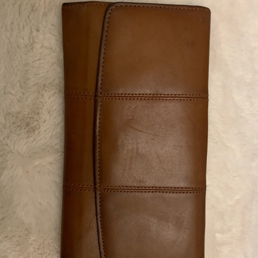 Elegant Brown Leather Men's Bag